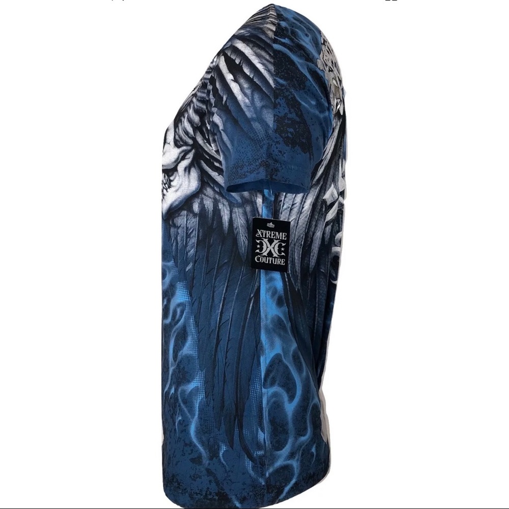 XTREME COUTURE by AFFLICTION T-Shirt SILENT SCREAM - Picture 4 of 8